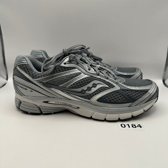 SAUCONY Men's 10 GUIDE 7 Progrid Running Shoes S70936-12 Silver/Gray - Picture 5 of 8